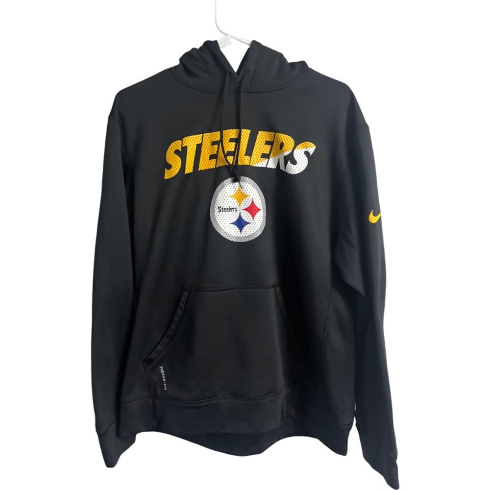Pittsburgh Steelers Nike Therma-Fit NFL Football HoodieSize Large